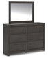 Fraluna Queen Panel Storage Bed, Dresser and Mirror