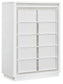 Chalanna California King Upholstered Storage Bed, Dresser, Mirror, Chest and Nightstand
