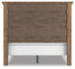 Feddinger Queen Panel Bed with Mirrored Dresser