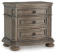 Ardenfield Queen Upholstered Sleigh Bed, Dresser, Mirror and Nightstand