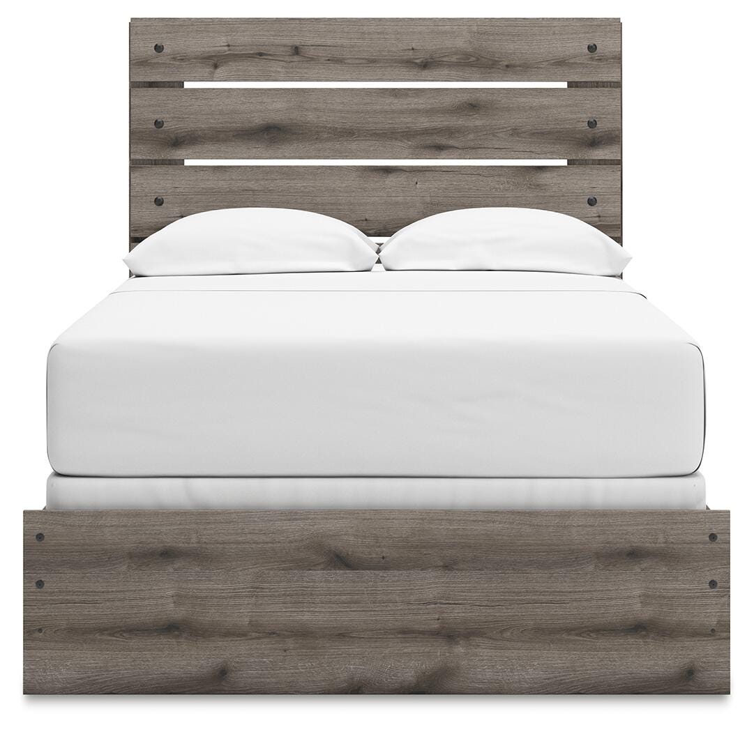 Graystorm Full Panel Bed, Dresser, Mirror, Chest and Nightstand