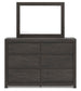 Fraluna Queen Panel Bed, Dresser, Mirror and Nightstand