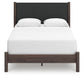 Pamytta Queen Upholstered Panel Bed, Dresser and Mirror