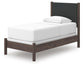 Pamytta Twin Upholstered Panel Bed, Dresser, Mirror, Chest and Nightstand