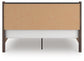 Pamytta King Upholstered Panel Platform Bed, Dresser, Mirror, Chest and Nightstand