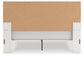Zuraleus King Upholstered Panel Platform Bed, Dresser, Mirror, Chest and Nightstand