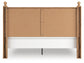 Aleaport King Panel Bed with Mirrored Dresser