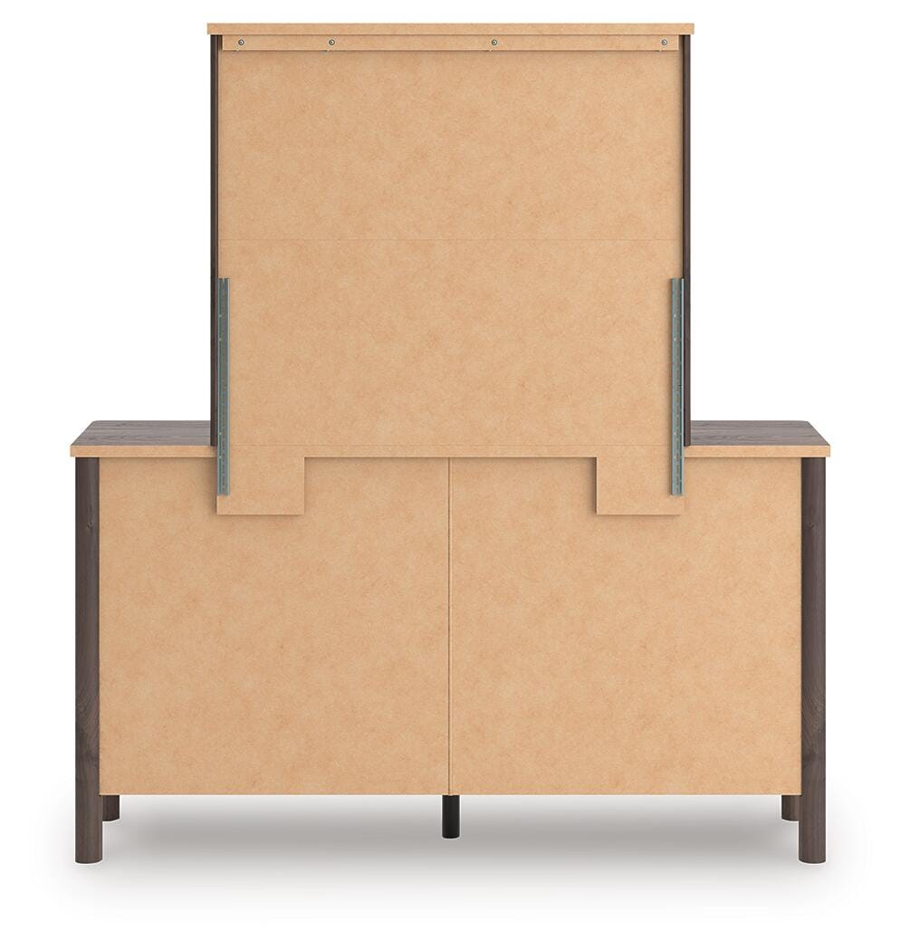 Pamytta Full Panel Bed, Dresser and Mirror