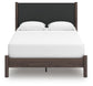 Pamytta Queen Upholstered Panel Platform Bed, Dresser, Mirror, Chest and Nightstand