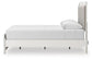 Zuraleus Queen Upholstered Panel Platform Bed, Dresser and Mirror