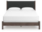 Pamytta King Upholstered Panel Bed, Dresser, Mirror, Chest and Nightstand