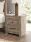 Rusticott King Poster Bed, Dresser, Mirror and Nightstand