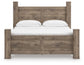 Rusticott King Poster Bed, Dresser and Mirror