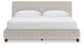Zuraleus California King Upholstered Bed, Dresser, Mirror and Nightstand