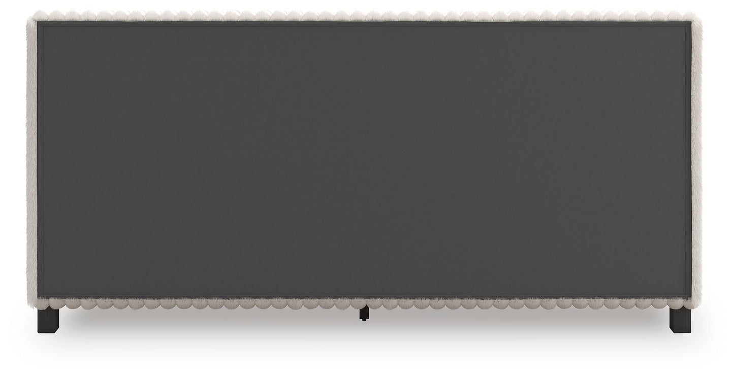 Zuraleus King Upholstered Bed, Dresser and Mirror