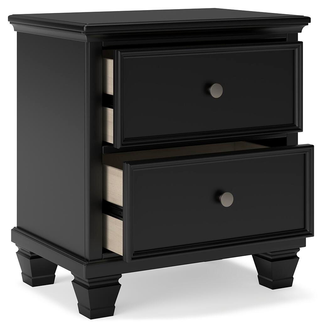 Lanolee Full Panel Storage Bed, Dresser, Mirror and Nightstand