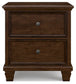 Danabrin Queen Panel Storage Bed, Dresser, Mirror and Nightstand