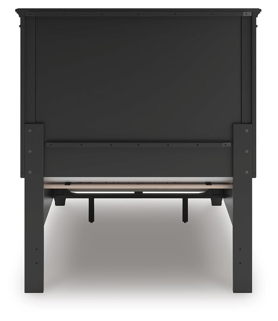 Lanolee Twin Panel Storage Bed, Dresser and Mirror