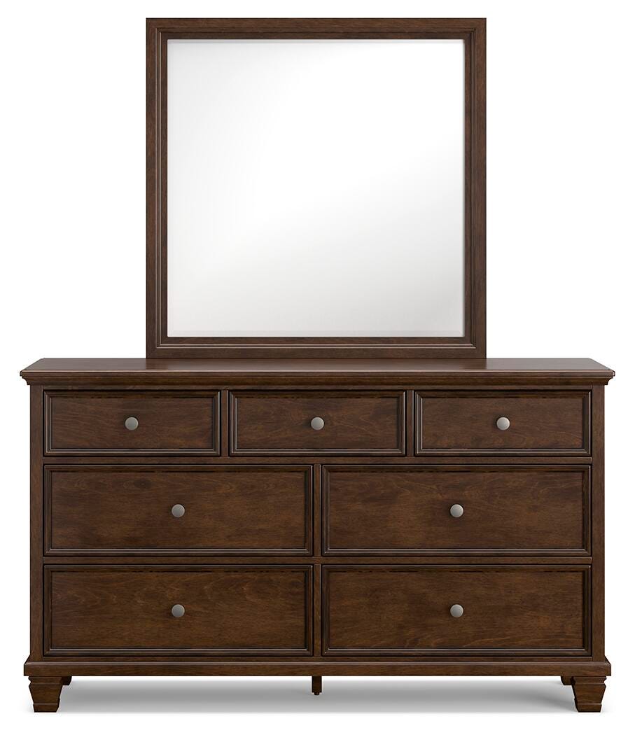 Danabrin Twin Panel Storage Bed, Dresser, Mirror and Nightstand