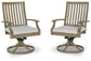 Rainier Ranch Swivel Chair w/Cushion (2/CN)