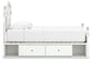 Kozlani Twin Upholstered Panel Bed with Storage