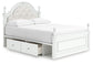 Kozlani Full Upholstered Panel Bed with Storage