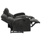 Hamilton 3-piece Chenille Manual Reclining Sofa Set Charcoal Grey