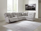 Acklen Place 5-Piece Power Reclining Sectional with Storage Console