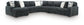 Midnight-Madness 5-Piece Sectional with Chaise