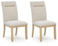Lasinger Dining UPH Side Chair (2/CN)