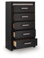 Shoralli Five Drawer Chest