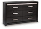 Shoralli Six Drawer Dresser