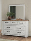 Savonport King Panel Storage Bed, Dresser and Mirror