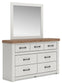 Savonport King Panel Storage Bed, Dresser and Mirror