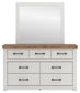 Savonport King Panel Bed. Dresser, Mirror and Nightstand