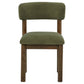 Faulkner Upholstered Dining Side Chair Moss Green (Set of 2)