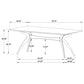 Randolph 79-inch Smart Top Rectangular Dining Table Sheesham and Brown