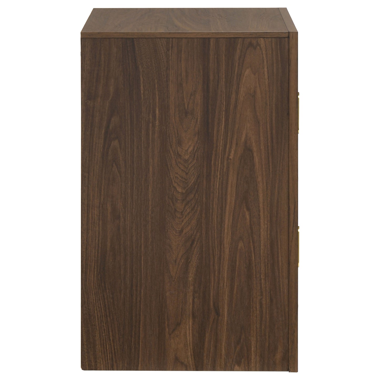 Etienne 2-drawer Nightstand Bedside Table Walnut