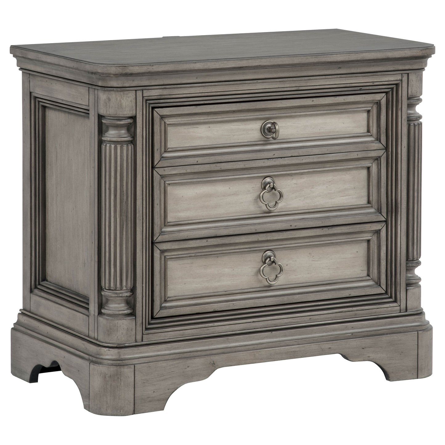 Cresswell 4-piece Eastern King Storage Bedroom Set Weathered Taupe