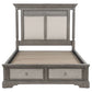 Cresswell 5-piece Eastern King Storage Bedroom Set Weathered Taupe
