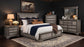 Cresswell California King Storage Platform Bed Weathered Taupe