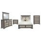 Cresswell 5-piece Queen Storage Bedroom Set Weathered Taupe
