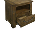Doherty 1-drawer Nightstand Bedside Table Rustic Brown