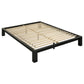 Gislen Full Easy Assembly Wood Platform Bed Black
