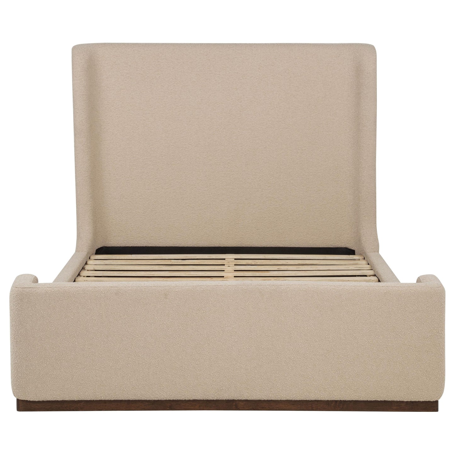 Nala Queen Fabric Upholstered Platform Bed Tan