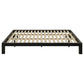 Gislen Eastern King Easy Assembly Wood Platform Bed Black