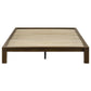Gislen Full Easy Assembly Wood Platform Bed Walnut
