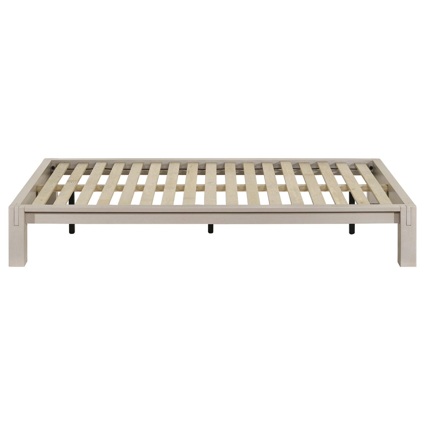 Gislen Twin Easy Assembly Wood Platform Bed White