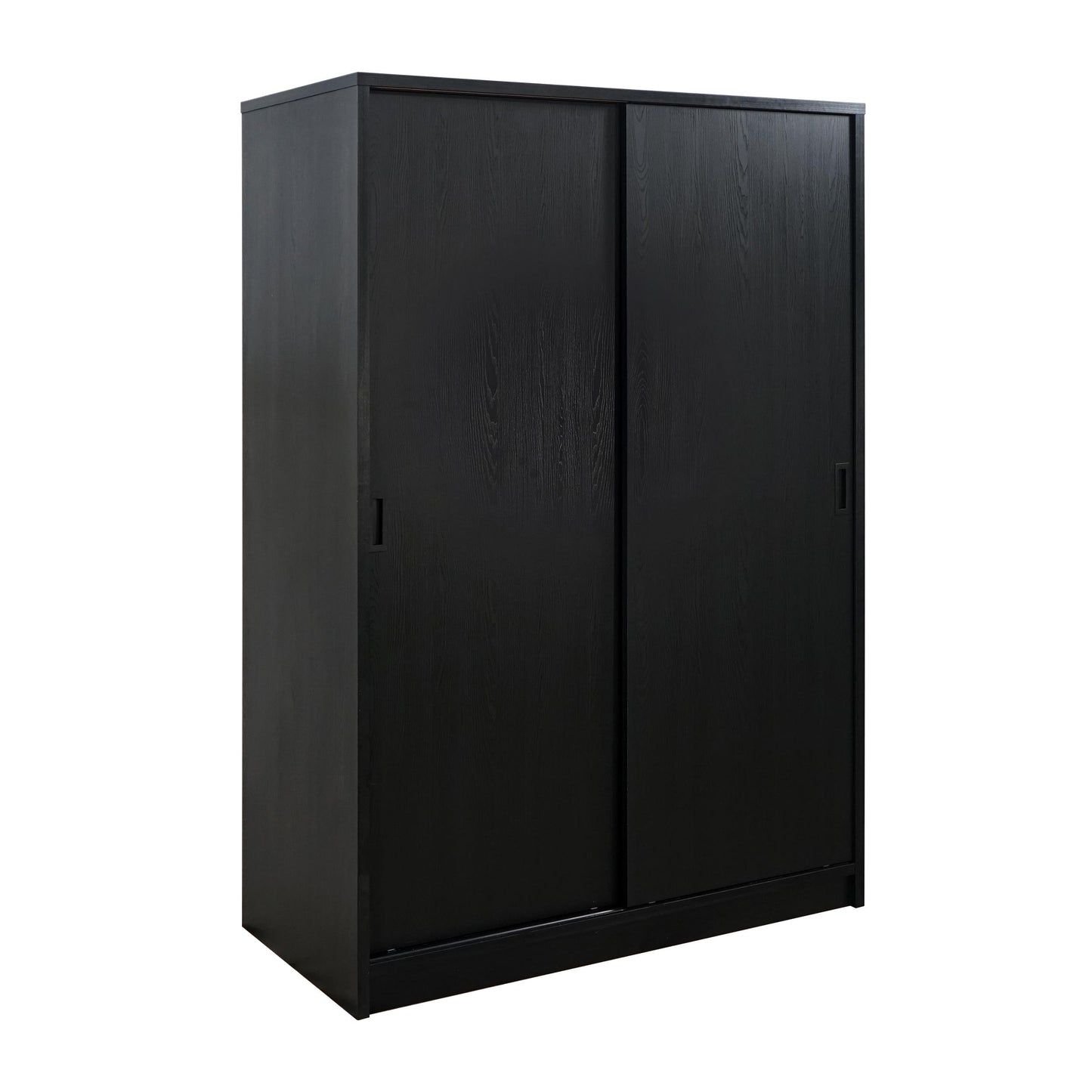 Noble 2-door Bedroom Wardrobe Storage Cabinet Armoire Black