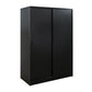 Noble 2-door Bedroom Wardrobe Storage Cabinet Armoire Black